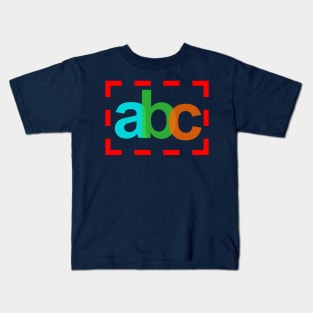 alphabets letters Kids T-Shirt